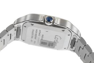 Thumbnail von Cartier Santos Medium Automatik Edelstahl Herrenuhr Ref. WSSA0029 Box & Papiere