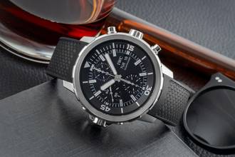Thumbnail von IWC Aquatimer Chronograph Black Dial Stainless Steel Ref. IW376803 B&P 2018