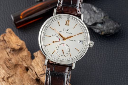  IWC Portofino Handaufzug Hand-Wound Eight Days Edelstahl Herrenuhr Ref. IW510103 Box 