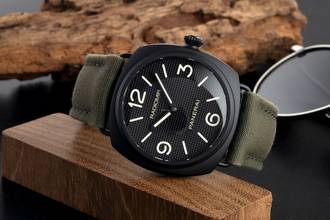 Thumbnail von Panerai Radiomir Black Seal Keramik Handaufzug Herrenuhr Ref. PAM00643 B&P