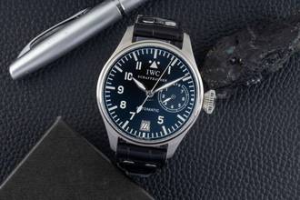 Thumbnail von IWC 大型パイロットウォッチ シャフハウン Big Pilot 自動巻き 7日間 ステンレス メンズ腕時計 Ref IW500201 書類