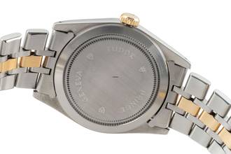 Thumbnail von Tudor Prince Date Day Oyster Prince Date Day Stahl / Gold Linen Dial Automatik Ref. 76213