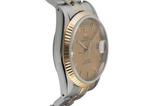 Thumbnail von Tudor Prince Date Day Oyster Prince Date Day Stahl / Gold Linen Dial Automatik Ref. 76213