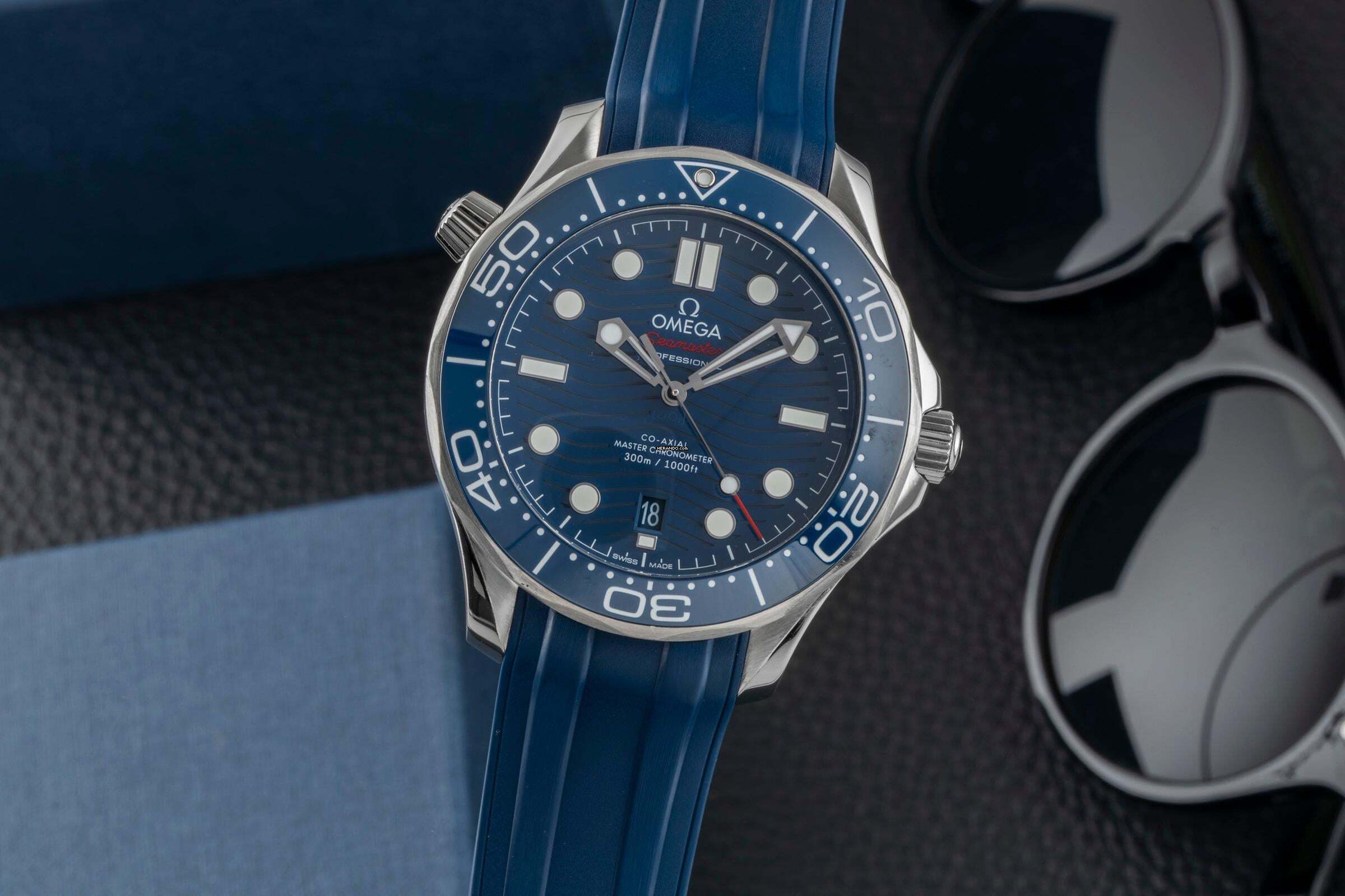 Omega Seamaster Diver 300 M Automatik Herren Ref 210.32.42.20.03.001 B&P