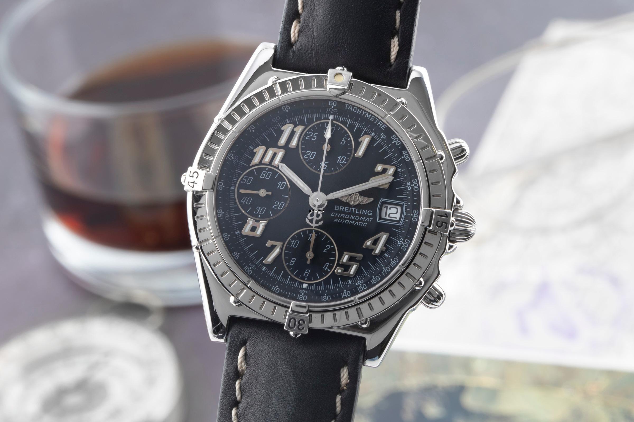 Montre pour homme Breitling Chronomat Vitesse Chronographe Automatique en acier, réf. A13050.1