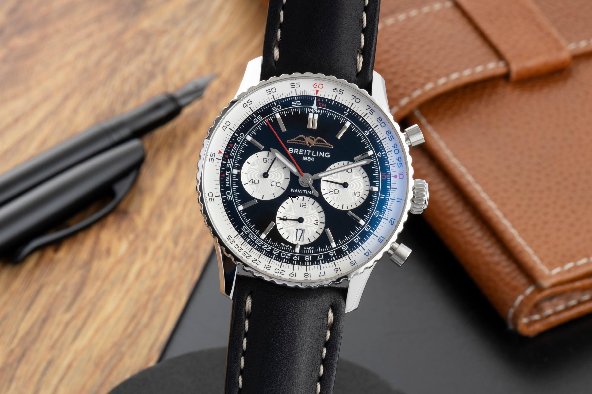 Breitling Navitimer 1 B01 Chronograph 43 Stahl Automatik AB0138211B1P1 NP 9500 