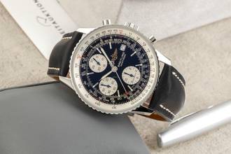 Thumbnail von Breitling Old Navitimer Chronograph acciaio automatico Ref. A13322 B&P 1999