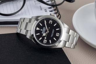 Thumbnail von Rolex Explorer 40 Oyster Edelstahl Automatik Herrenuhr Ref. 224270 B&P 2023