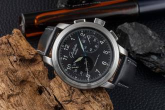 Thumbnail von Glashütte Original Senator Navigator Chronograf stal automatyczny Ref. 1-39-34-17-17-04