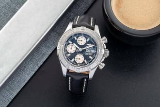 Thumbnail von Breitling Superocean Chronograph II stalowy automatyczny zegarek męski Ref. A13340 B&P 2011