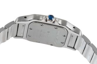 Thumbnail von Cartier Santos Galbée Lady acier / or verre saphir réf. W20012C4