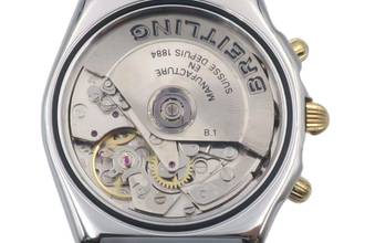 Thumbnail von Breitling Chronomat Cronógrafo de acero / oro Automático Reloj de caballero Ref. B13050.1