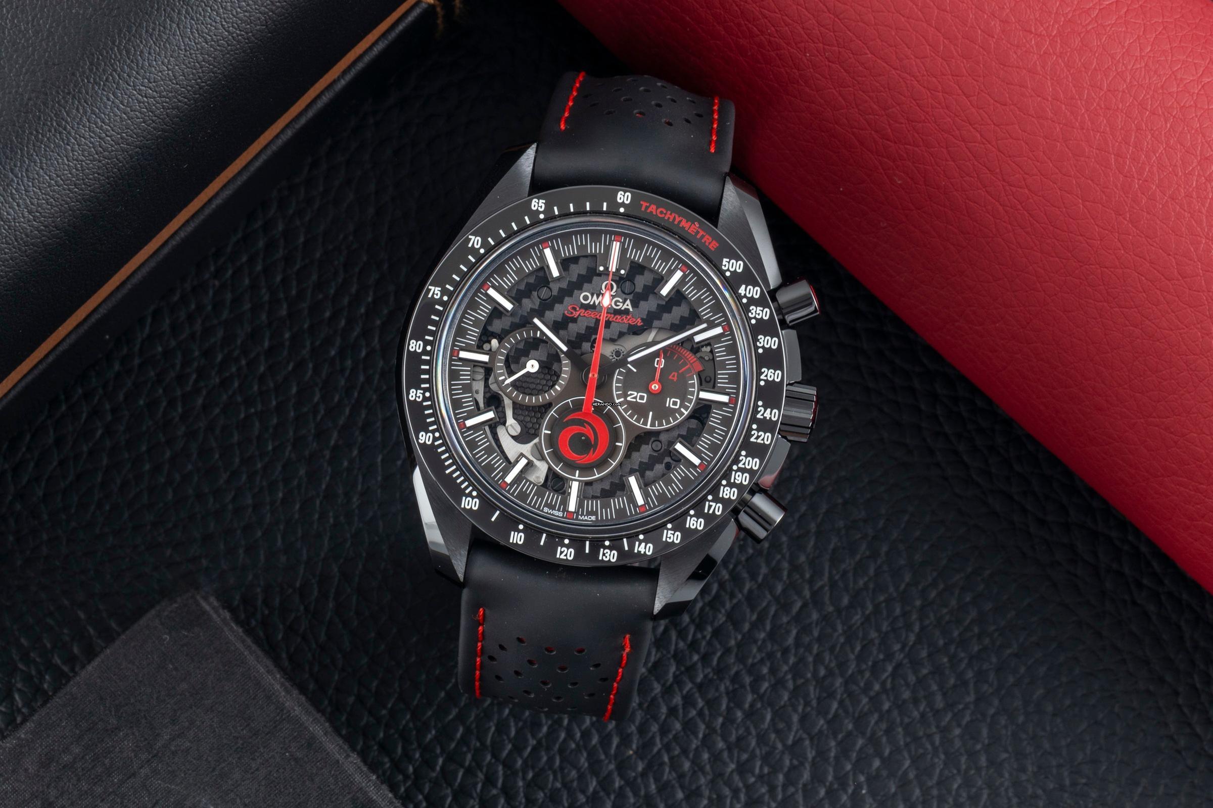 Omega Speedmaster Dark Side Of The Moon Team Alinghi 311.92.44.30.01.002 B&P