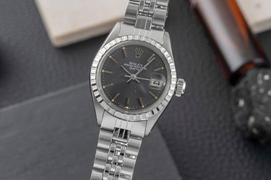 Rolex Oyster Perpetual Lady Date Çelik Otomatik Kadın Saati 6924 Vintage