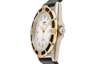 Thumbnail von Breitling J-Class Stahl Gold White Dial Automatik Herrenuhr Ref. 80250 Klassiker
