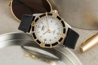 Thumbnail von Breitling J-Class Stahl Gold White Dial Automatik Herrenuhr Ref. 80250 Klassiker