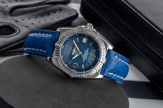 Thumbnail von Zegarek męski Breitling Callistino ze stali, kwarc, ref. A77346, pudełko i dokumenty, 2003