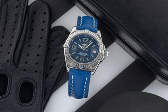 Thumbnail von Zegarek męski Breitling Callistino ze stali, kwarc, ref. A77346, pudełko i dokumenty, 2003