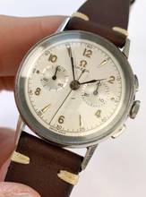 Thumbnail von Omega Classic BIG 37mm Chronograph Oversize Jumbo Vintage Steel 2381 2381