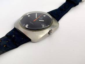 Thumbnail von Omega Genève Vintage Automatic Automatik Black Dial Orange Hand