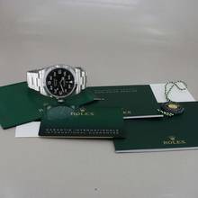Thumbnail von Rolex Air King Ø 40 mm ungetragen Full Set LC 100 Erstkaufrechnung
