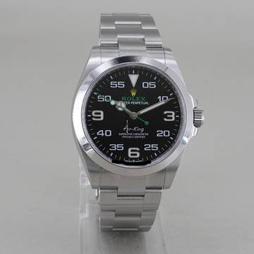  Rolex Air King Ø 40 mm ungetragen Full Set LC 100 Erstkaufrechnung 