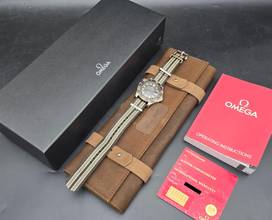 Thumbnail von Omega Seamaster Diver 300 M 210.92.42.20.01.001 James Bond NTTD 007 Edition - Titanium Nato Very Good Full Set 12-2021