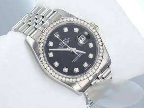 Thumbnail von Rolex Datejust 36 36mm 116244 2011 Stahl Weissgold 750 Diamanten Automatik Gold