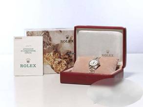 Thumbnail von Rolex Lady-Datejust Edelstahl Gelbgold 750 Diamanten Automatik Gold Stahl Stainless Steel 18kt Yellow Gold Jubilé-band Chronometer Oyster White Dial