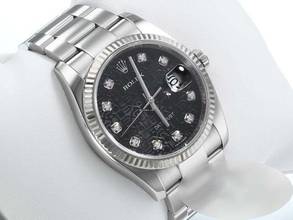 Thumbnail von Rolex Datejust 36 36mm 116234 2010 Stahl Weissgold 750 Diamanten Automatik Gold