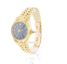 Thumbnail von Rolex Lady-Datejust 26 Yellow Gold President Blue Dial