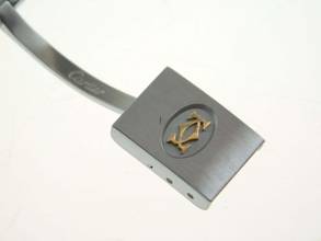 Thumbnail von Cartier Santos Automatik Damenuhr Stahl Gold im Top Zustand strammes Band