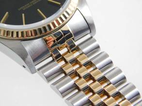 Thumbnail von Rolex Datejust 36 St / G 36 mm TOP Zustand und Top Band aus 1990 mit orig. Box und Zubehör