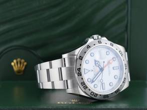 Thumbnail von Rolex Explorer II 216570 White 42mm Like New Full Seet 2013 Ita