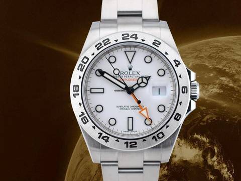 Rolex Explorer II 216570 White 42mm Like New Full Seet 2013 Ita