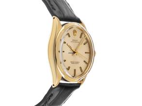 Thumbnail von Rolex Oyster Perpetual 34 Ref.1005 1968 original Box sehr gut Vintage Oyster Perpetual 14kt Gelbgold