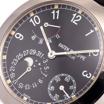 Patek Philippe Complications Power Reserve 36 Whitegold – 5055G – like NEW – 05/1999 Full Set