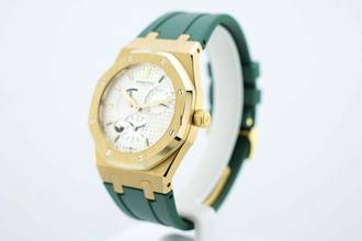 Thumbnail von Audemars Piguet Royal Oak Dual Time 39MM - 18K Yellow Gold - Additional Black Rubber B Strap - 26120BA.OO.D088CR.01 2008