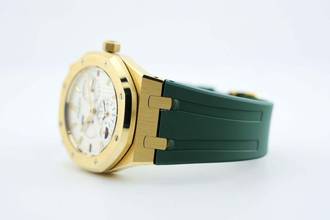 Thumbnail von Audemars Piguet Royal Oak Dual Time 39MM - 18K Yellow Gold - Additional Black Rubber B Strap - 26120BA.OO.D088CR.01 2008