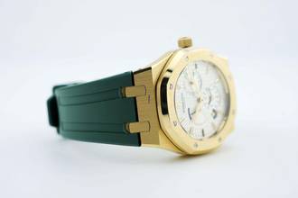Thumbnail von Audemars Piguet Royal Oak Dual Time 39MM - 18K Yellow Gold - Additional Black Rubber B Strap - 26120BA.OO.D088CR.01 2008
