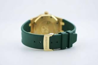 Thumbnail von Audemars Piguet Royal Oak Dual Time 39MM - 18K Yellow Gold - Additional Black Rubber B Strap - 26120BA.OO.D088CR.01 2008