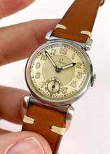 Thumbnail von Omega Classic Small Scarab Steel Vintage Art Deco cal 26.5 SOB Two Tone dial