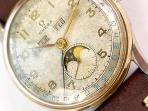 Thumbnail von Omega Serviced Cosmic Triple Date Moonphase Mondphase 2471 2471