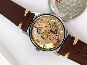 Thumbnail von Omega Seamaster Serviced Seamaster Vintage Automatic Automatik ref 166002 Black Restored Dial 166.002