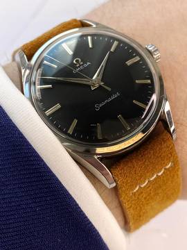Omega Seamaster Serviced Seamaster 36mm Vintage Black Restored Dial ref 2892 2892