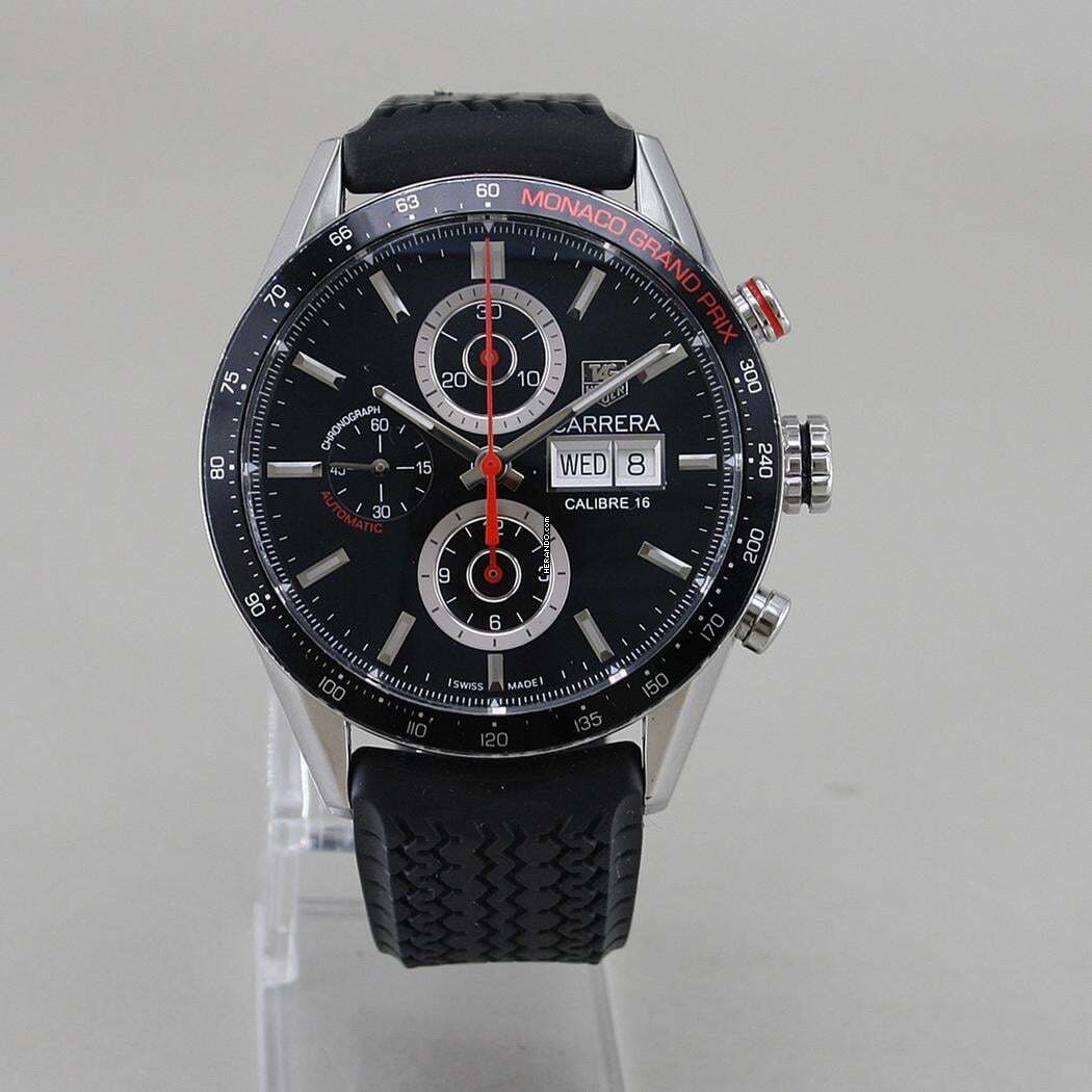 TAG Heuer Carrera Calibre 16 Monaco Grand Prix Carrera Ltd. Edition (3.000 Stück) Automatik Ø 43 mm Full Set