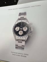 Thumbnail von Rolex Daytona 6265 Daytona BIG RED aus 1980 mit neuem Service ROLEX GENF ATELIER-Outstanding mit orig. Buch über die Revision Rolex Atelier Genf etc.!