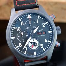 Thumbnail von IWC Fliegeruhr Chronograph Pilot Edition Tophatters ceramic Full Set Like NEW