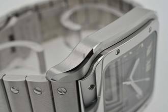 Thumbnail von Cartier Santos de Cartier Large Grey Dial WSSA0076 Dual Time