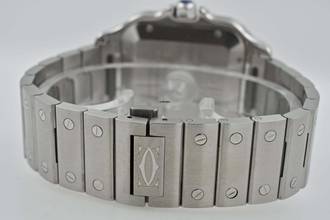 Thumbnail von Cartier Santos de Cartier Large Grey Dial WSSA0076 Dual Time